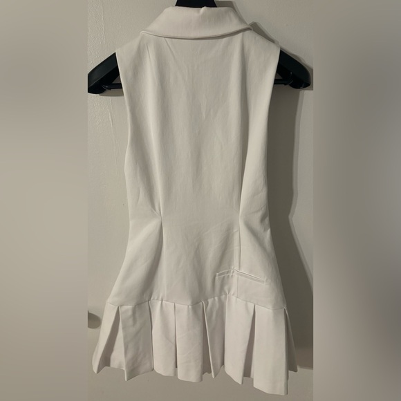 ZARA PLEATED SHIRT STYLE JUMPSUIT DRESS - Picture 3 of 4